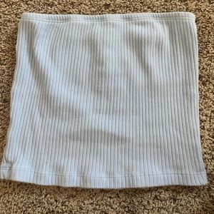 light blue tube top